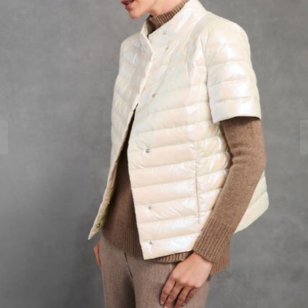 J. McLaughlin Pearl Amira Jacket Down Puffer Sarabeth Medium